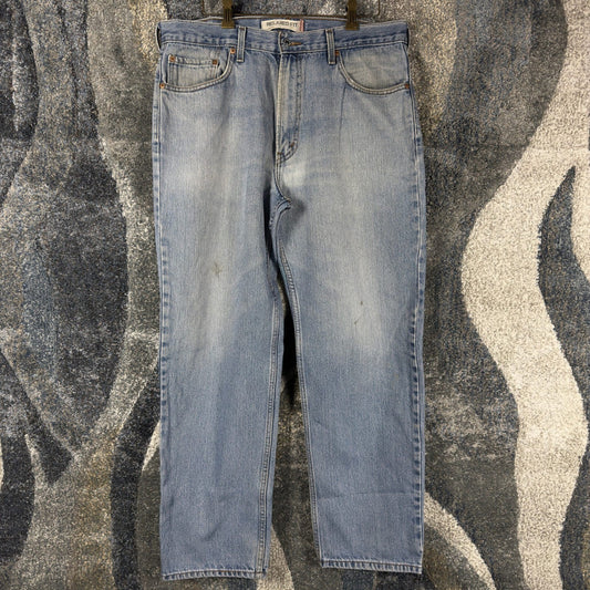 Y2K Levis 550 Relaxed Fit Jeans Mens 36x32 Light Wash Baggy