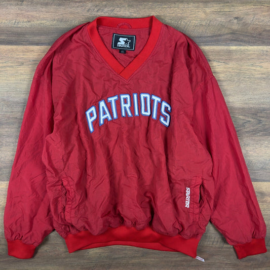 Vintage Starter New England Patriots Windbreaker XXL Red