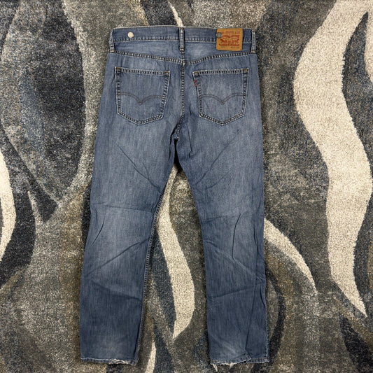 Levis 527 Slim Bootcut Jeans Mens 34x34 Medium Wash Western