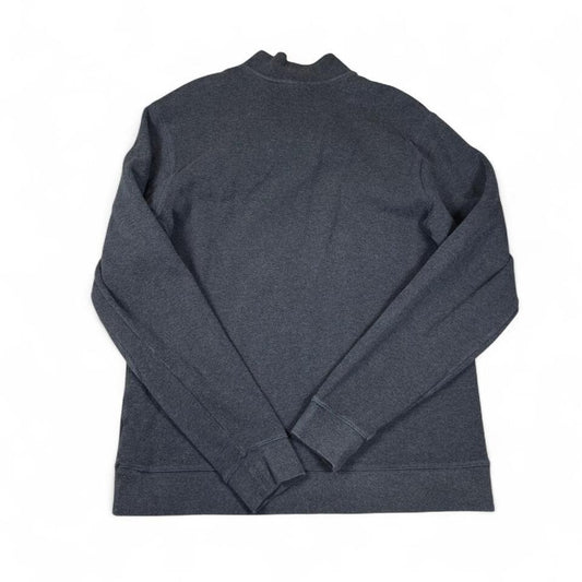 Carhartt Quarter Zip Pullover Mens L Tall Gray Workwear