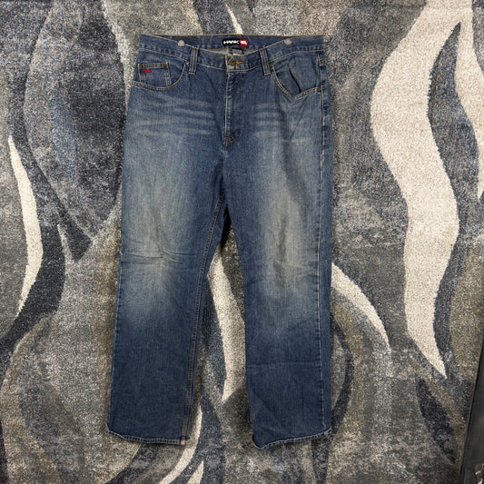 Y2K Tony Hawk Baggy Straight Jeans Mens 36x34 Medium Wash