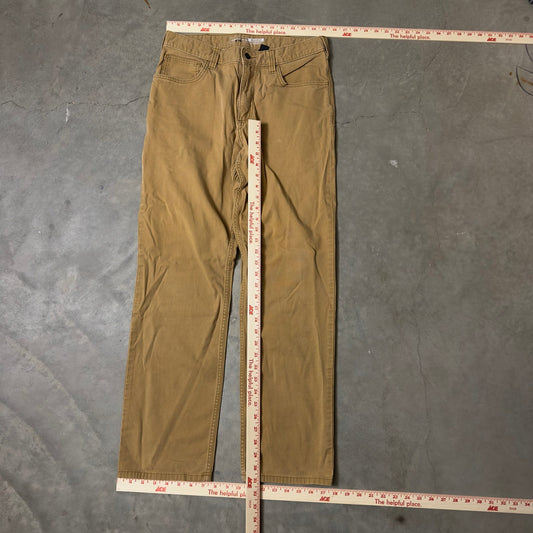 Carhartt Relaxed Fit Pants Mens 32x32 Tan Baggy Workwear