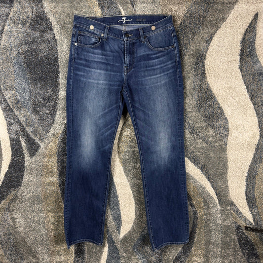 7 For All Mankind Austyn Straight Jeans Mens 32x34 Dark