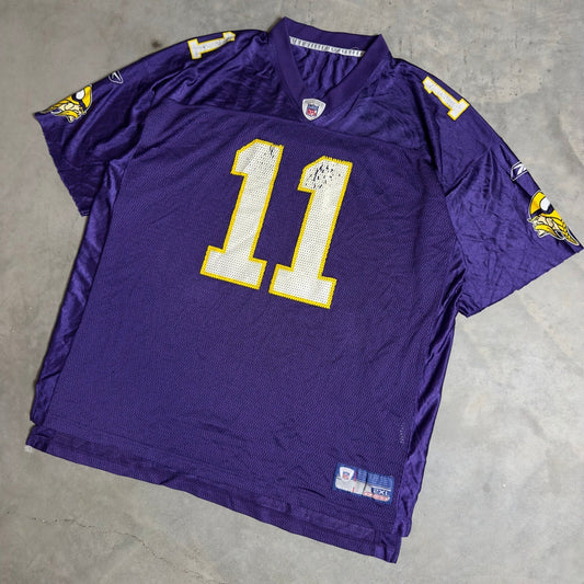 Vintage Reebok Vikings Culpepper Jersey Mens 2XL Purple Y2K