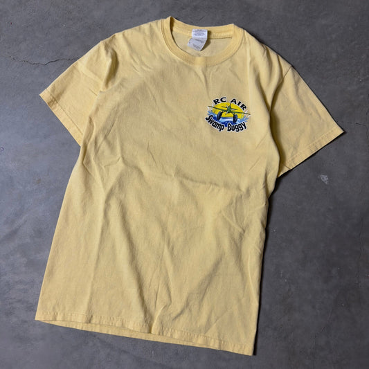 Gildan RC Air Swamp Buggy T-Shirt Mens Small Yellow Graphic