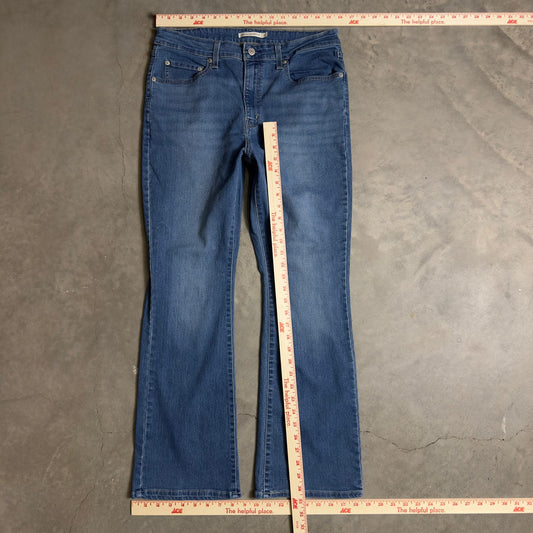 Levi's 725 High Rise Bootcut Jeans Womens 32x30 Blue
