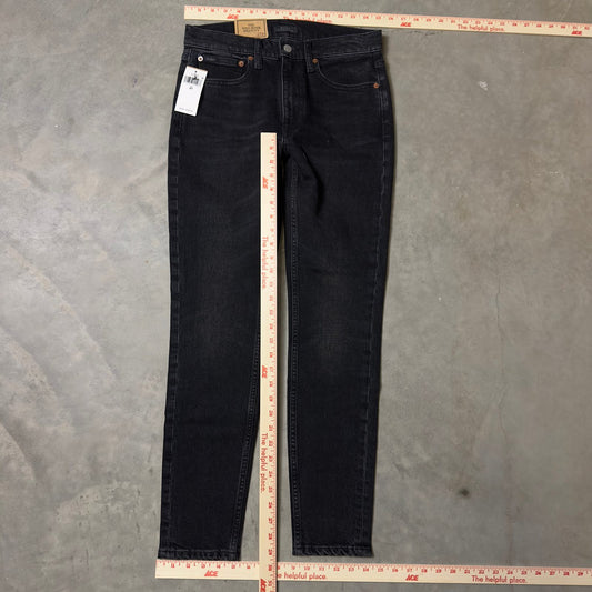 NWT Polo Ralph Lauren Mid Rise Skinny Jeans 27 Black