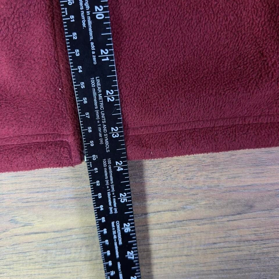 Y2K Columbia Fleece Jacket Womens L Burgundy Outdoor