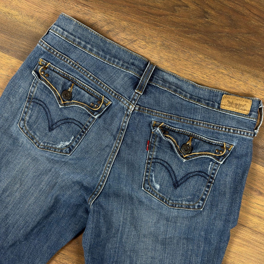 Y2K Levis 515 Bootcut Flare Jeans Womens 12M Medium Wash