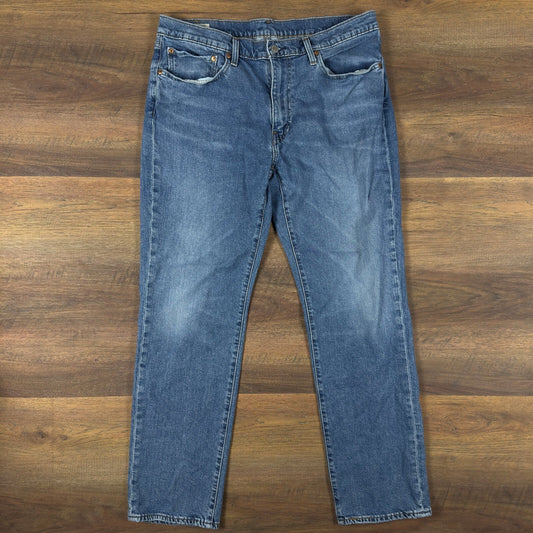 Levis Premium 541 Straight Leg Jeans Mens 35x32 Medium Wash