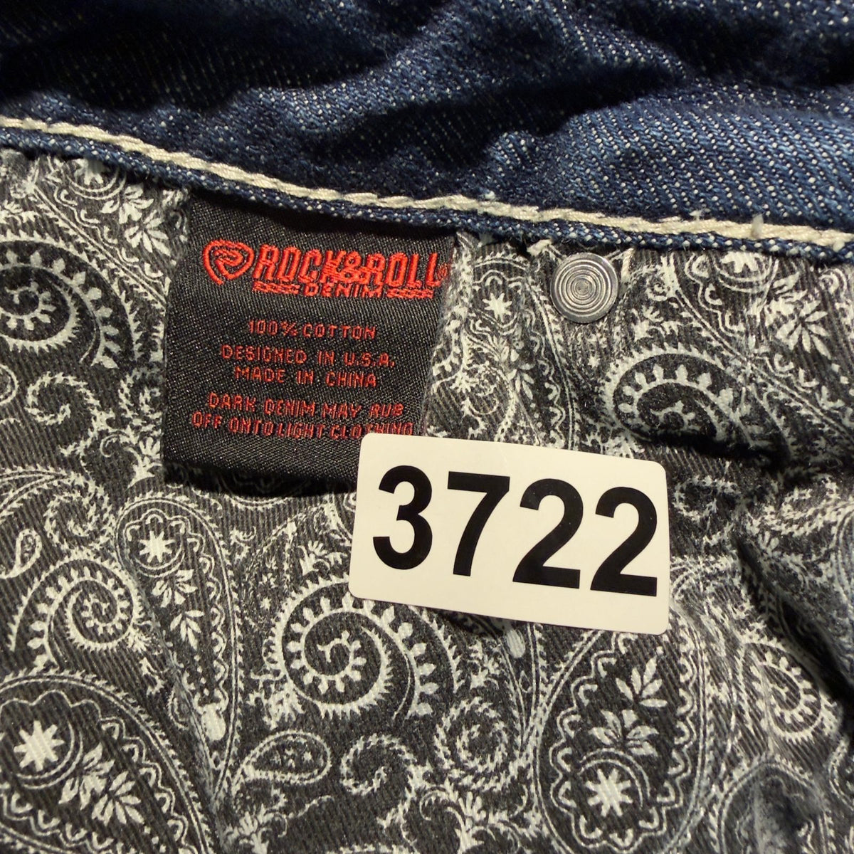 Rock And Roll Cowgirl Baggy Straight Jeans Womens 25