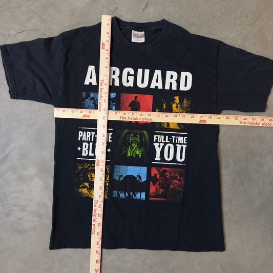 AirGuard Part-Time Blue Full-Time You Tee Mens M Black