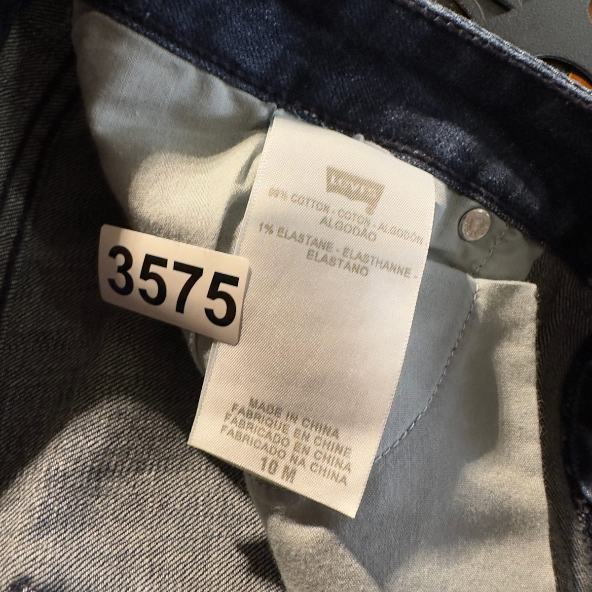Levi's 853 Mid Rise Boot Jeans Womens 10M Dark Wash