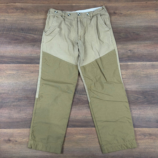 Vintage Remington Brush Pants Mens 32x30 Tan Olive Hunting