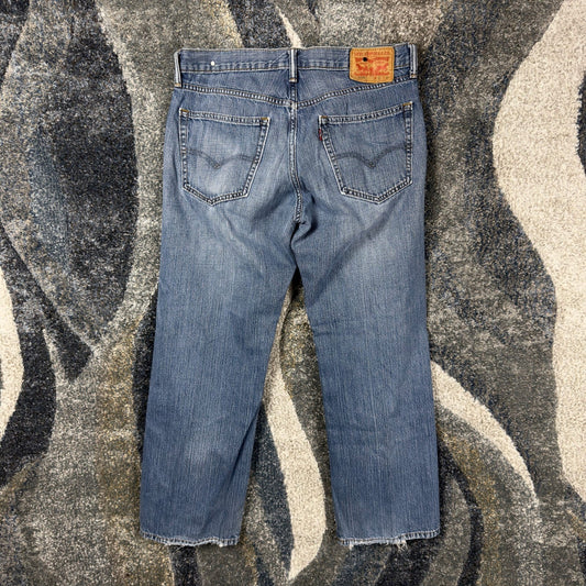 Vintage Y2K Levis 559 Relaxed Straight Jeans Mens 33x30 Blue