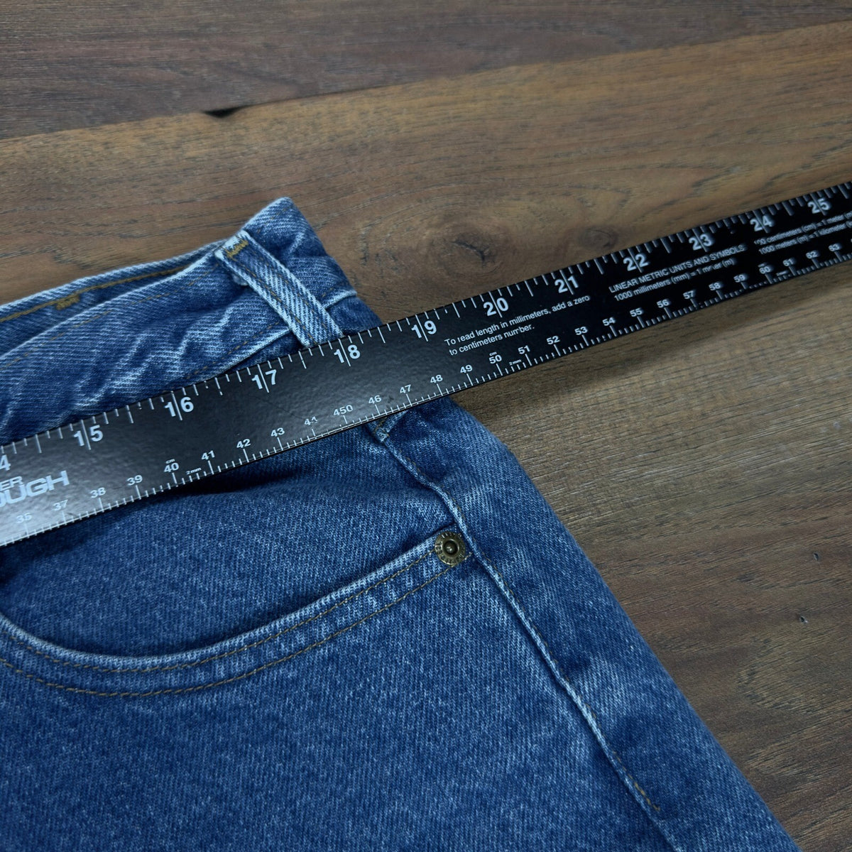 Carhartt Straight Leg Jeans Mens 36x32 Blue Workwear Baggy