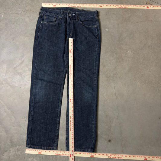 Levi's 514 Slim Straight Jeans Mens 32x30 Dark Indigo