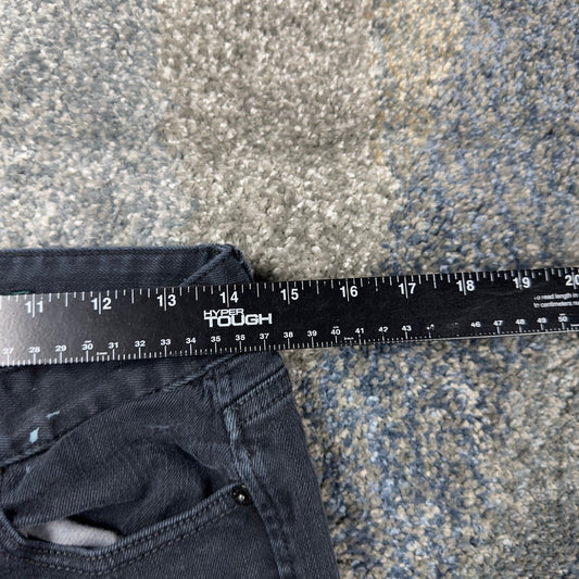 Levis 531 Low Skinny Jeans Womens 6L W28 Faded Black Grunge
