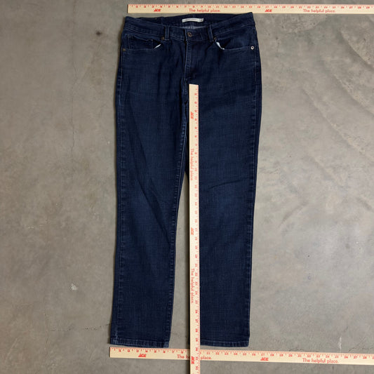 Levi's Classic Straight Jeans Womens 10 Dark Wash