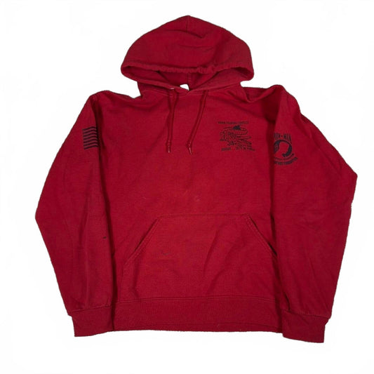 Air Force 320th TRS Hoodie Mens M Red Gator Plane Graphic