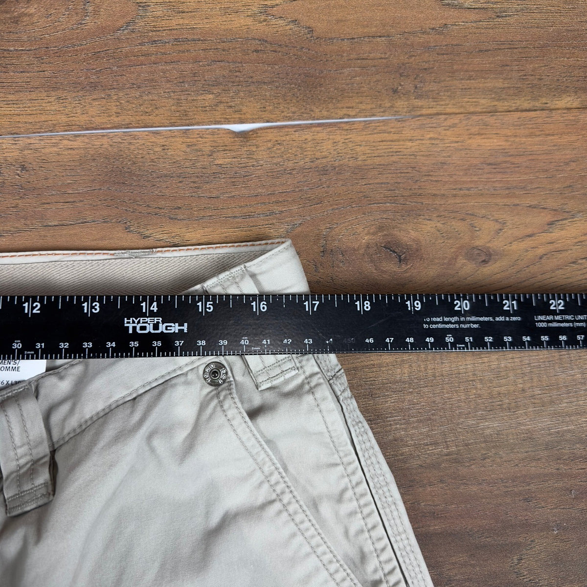 Eddie Bauer Khaki Drawstring Chino Pants Mens 36x30 Baggy