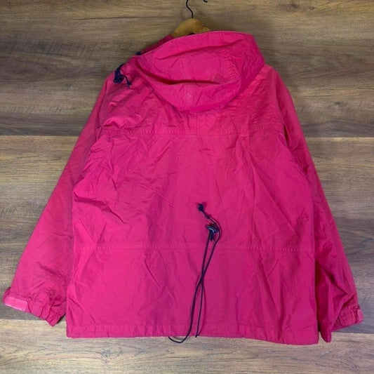 Vintage 80s Eddie Bauer Gore-Tex Women's Jacket Medium Pink Hooded Coat