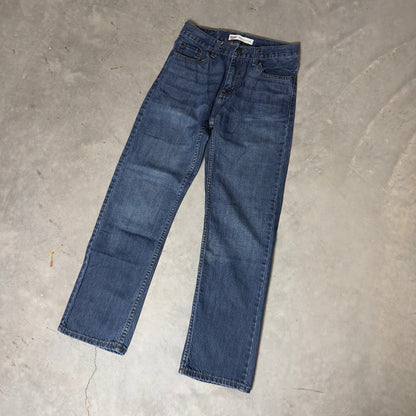Vintage Y2K Levi 505 Slim Fit Jean 28X31 Blue Straight Denim