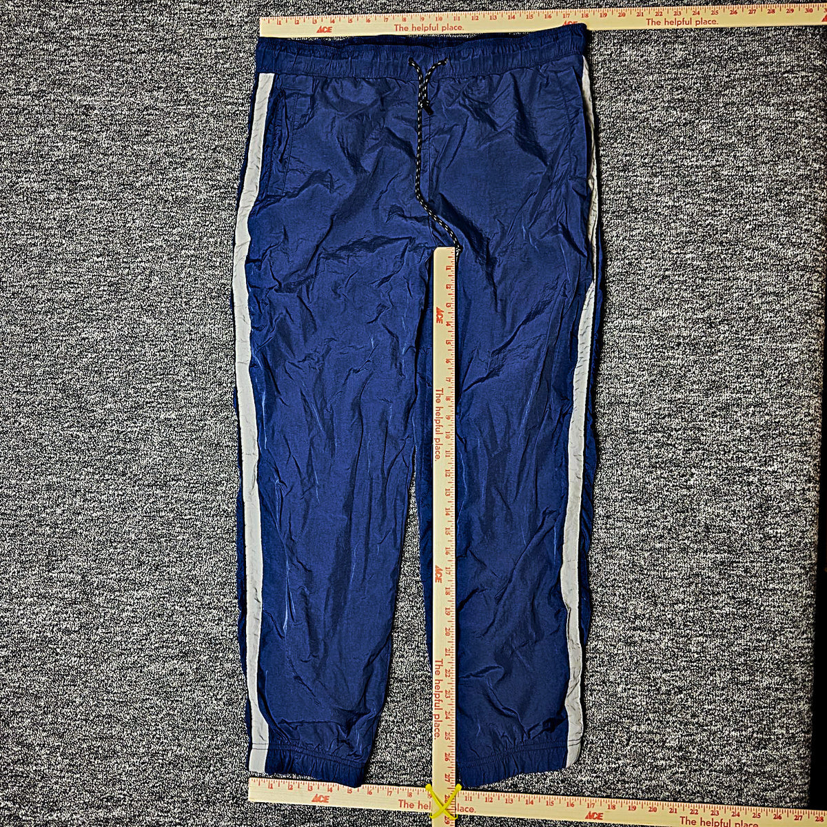 Aeropostale Jogger Track Pants Mens L Blue Gray Baggy