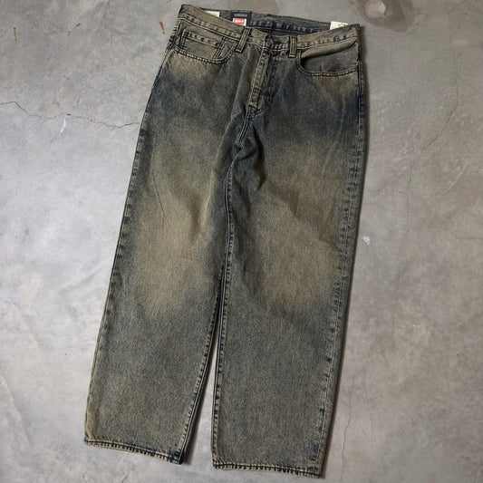 NWT Levi's Premium 578 Baggy Jeans Mens 34x30 Dirty Wash