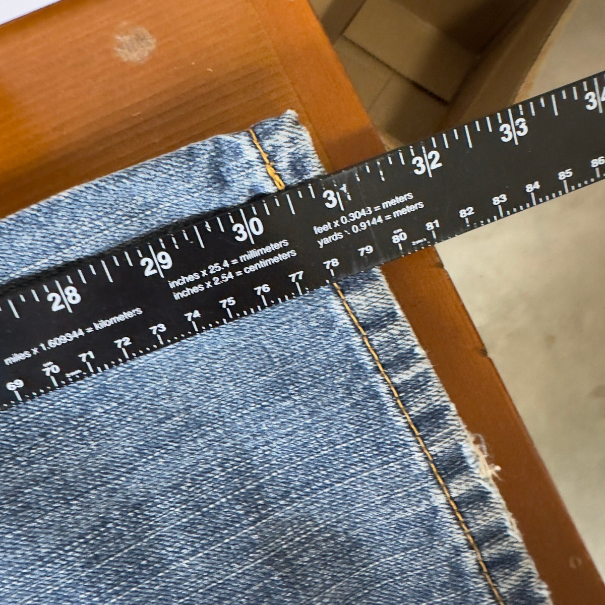 Levis 559 Relaxed Straight Jeans Mens 36x32 Blue Baggy