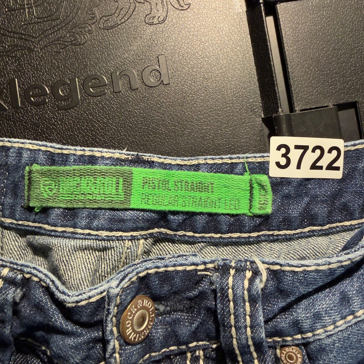 Rock And Roll Cowgirl Baggy Straight Jeans Womens 25
