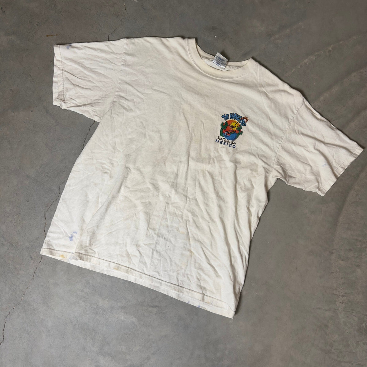 Vintage Yazbek The Hang Out Mexico T-Shirt Mens XL White