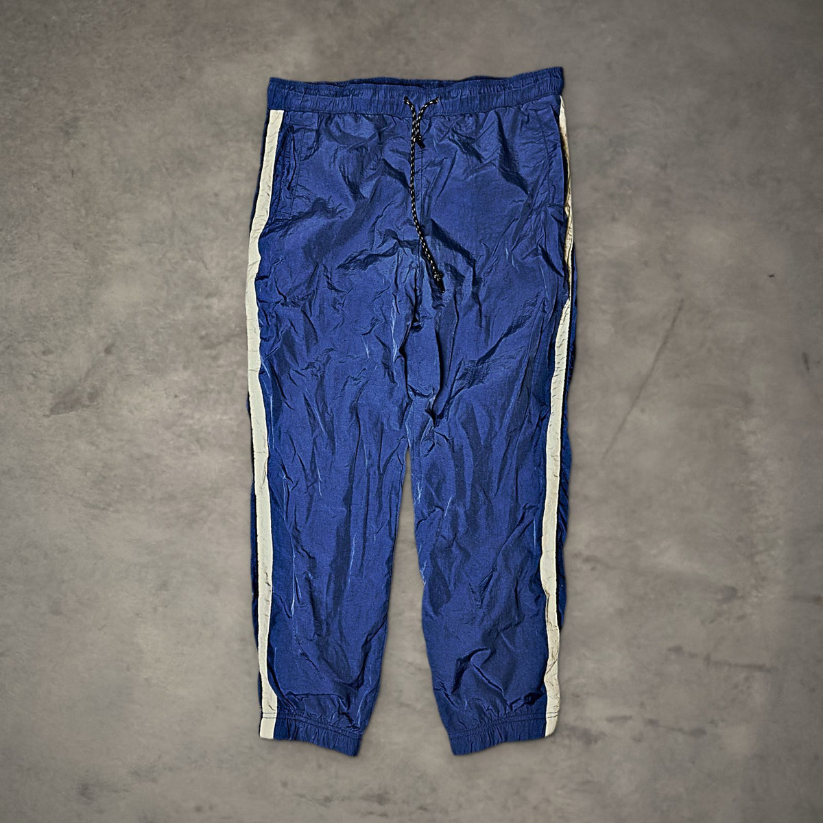 Aeropostale Jogger Track Pants Mens L Blue Gray Baggy
