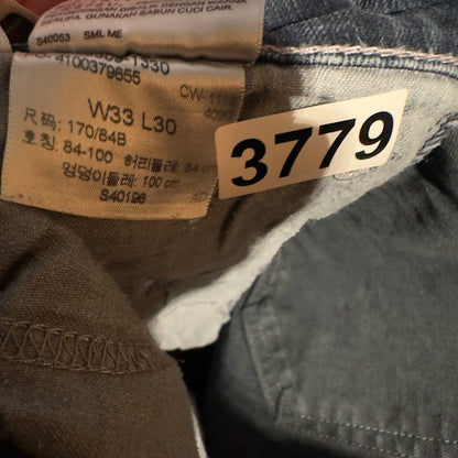 Levi's 505 Regular Jeans Mens 33x30 Dark Blue Classic