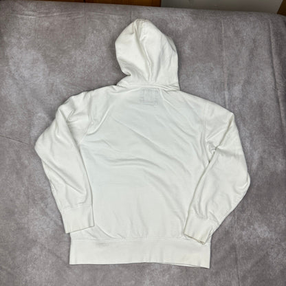 American Eagle Super Soft Hoodie M White Blue Crest Logo