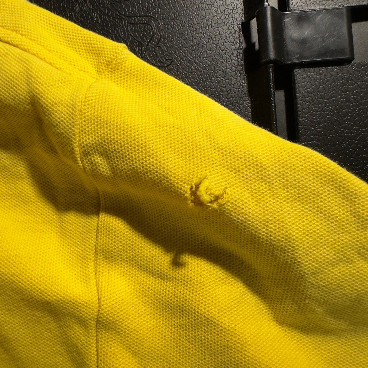 Y2K Nike Polo Shirt Mens Medium Yellow Sportswear Blokecore