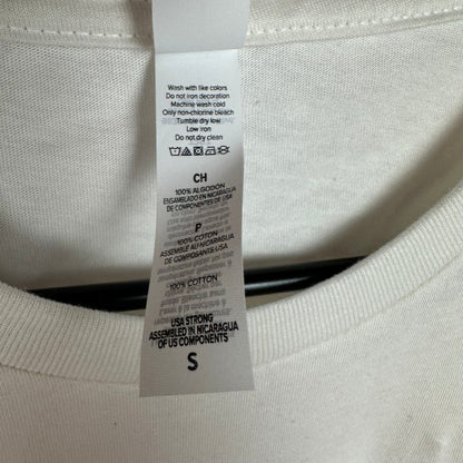 Bella Canvas 3001U USA Strong Tee Mens S Vintage White NWT