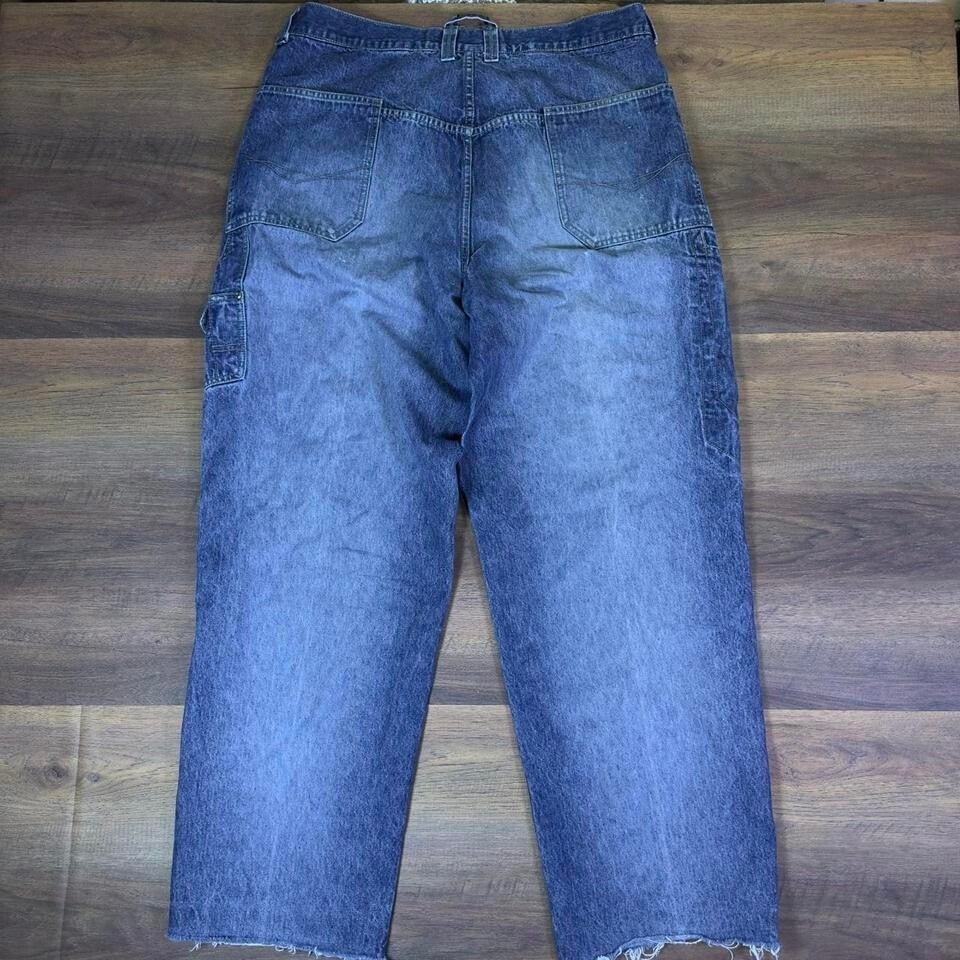 Karl Kani Baggy Carpenter Jeans 34x34 Distressed Y2K 90s Style