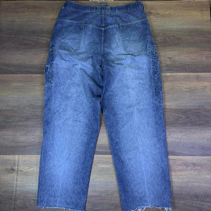 Karl Kani Baggy Carpenter Jeans 34x34 Distressed Y2K 90s Style