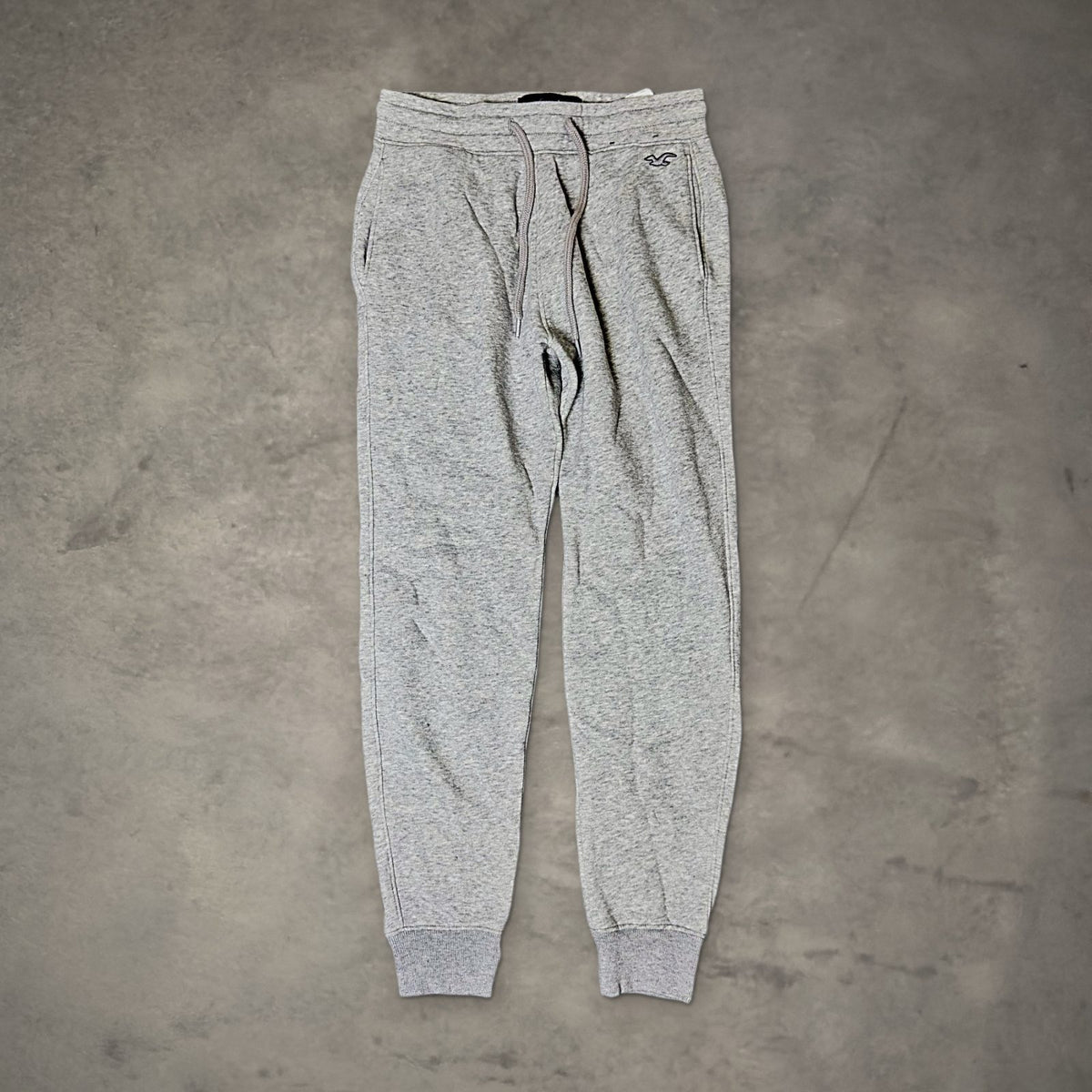 Hollister Fleece Jogger Sweatpants Mens XS Heather Gray