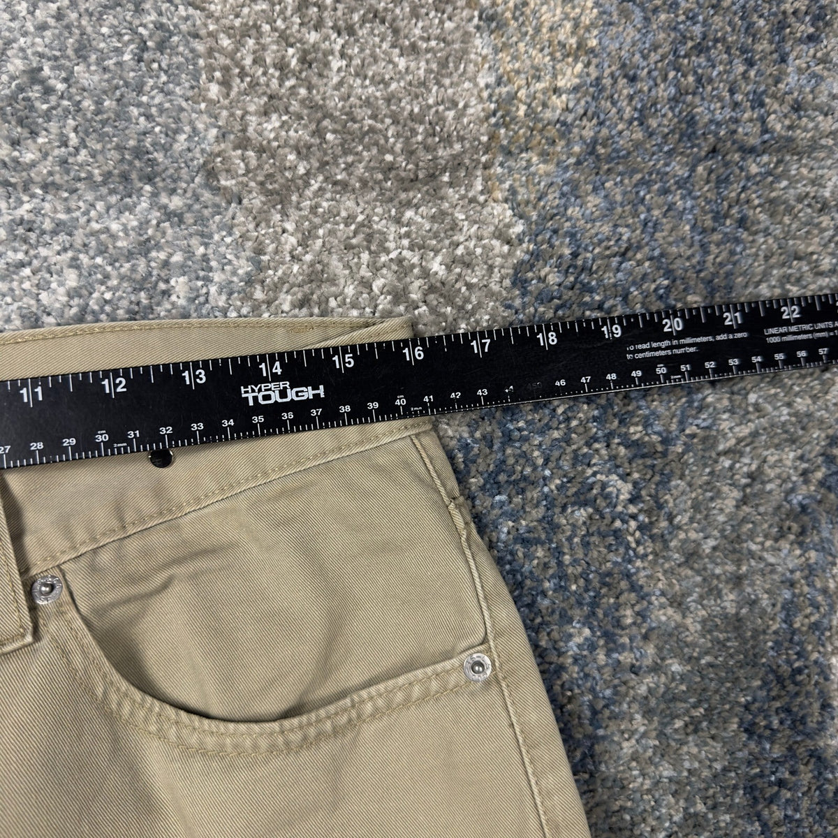 Vintage Y2K Levis 505 Straight Pants Mens 33x32 Khaki Tan