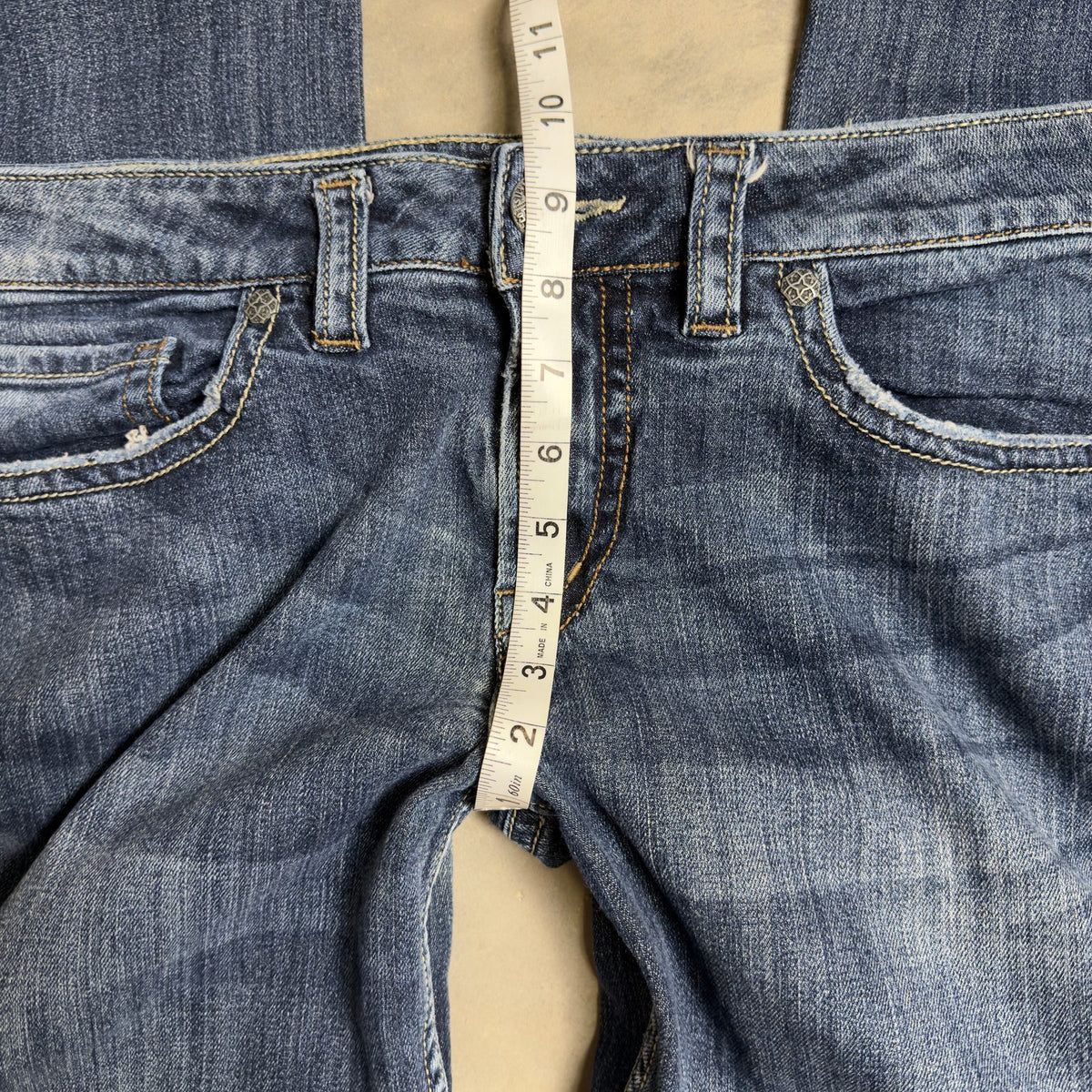 Silver Jeans Frances Baggy Bootcut Womens 18 Blue