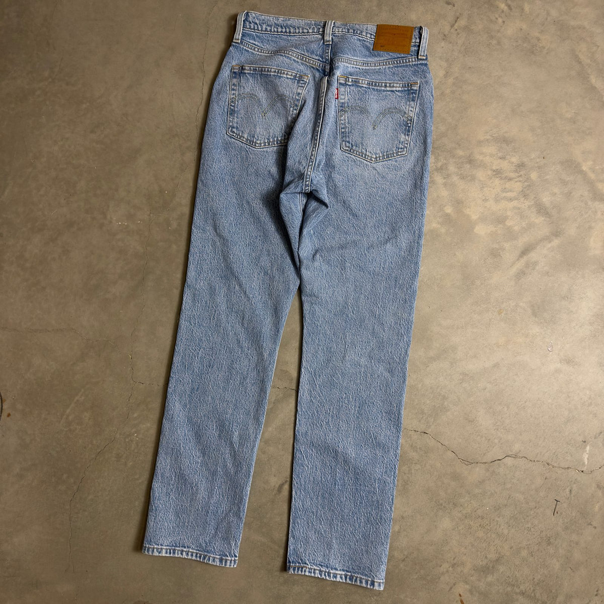 Levi's Premium Straight Jeans Womens 28x30 Light Wash