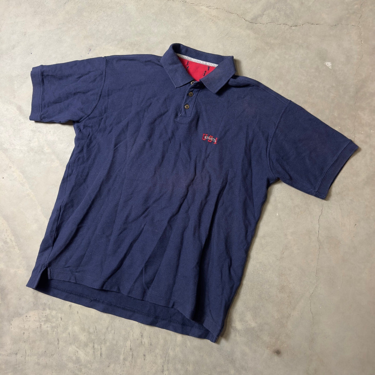 Regatta Polo Shirt Mens XL Navy Blue Short Sleeve