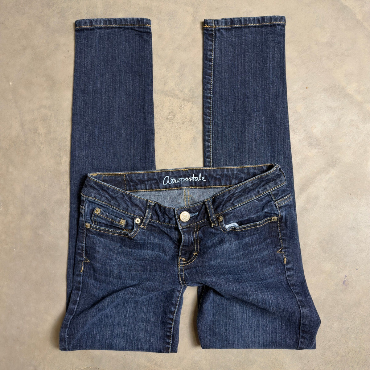 Aeropostale Bayla Skinny Jeans Womens 2 Regular Low Rise