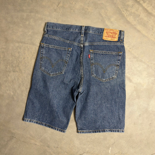 Vintage Levis 505 Denim Shorts Mens 32 Blue Y2K