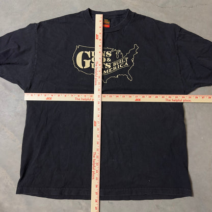 Vintage Hot Leathers Graphic Tee Mens 2XL