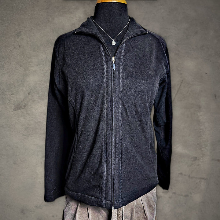 Vintage Columbia Fleece Jacket Womens M Black Gorpcore