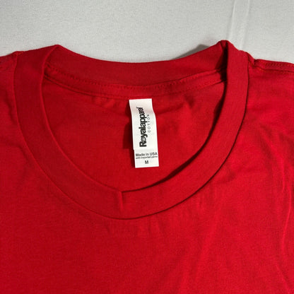 NWT Royal Apparel Men's M Red T-Shirt Bulk Lot of 10
