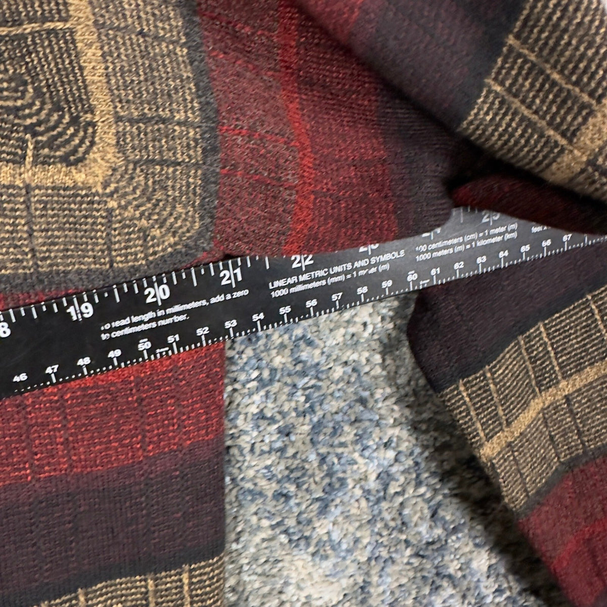Vintage Dockers Striped Crewneck Sweater Mens S Burgundy Tan